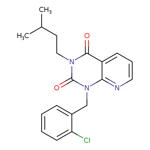 1-[(2-chlorophenyl)methyl]-3-(3-methylbutyl)-1H,2H,3H,4H-pyrido[2,3-d]pyrimidine-2,4-dione