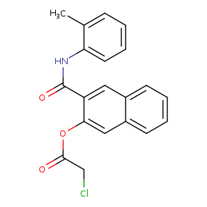 Acetic acid, chloro-, 3-[[(2-methylphenyl)amino]carbonyl]-2-naphthalenylester