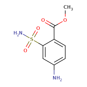 Benzoic acid, 4-amino-2-(aminosulfonyl)-, methyl ester