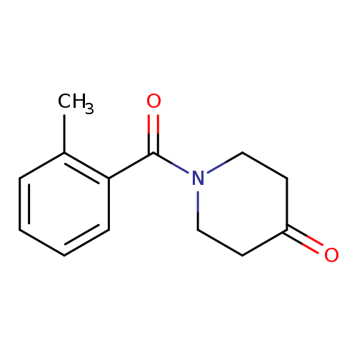 1-(2-methylbenzoyl)piperidin-4-one