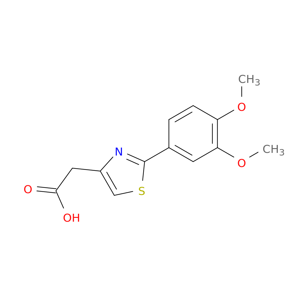 [2-(3,4-Dimethoxyphenyl)-1,3-thiazol-4-yl]acetic acid