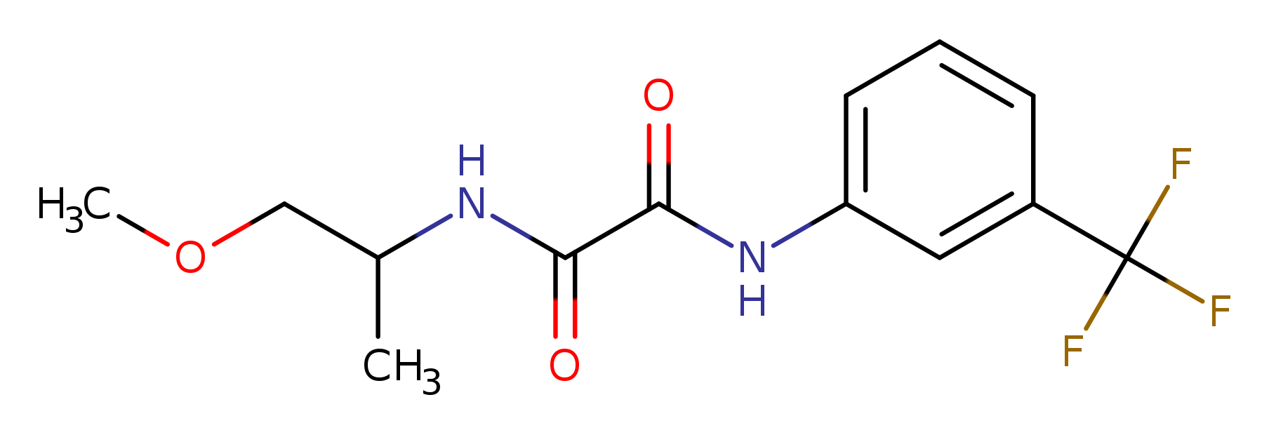 N-(1-methoxypropan-2-yl)-N'-[3-(trifluoromethyl)phenyl]ethanediamide