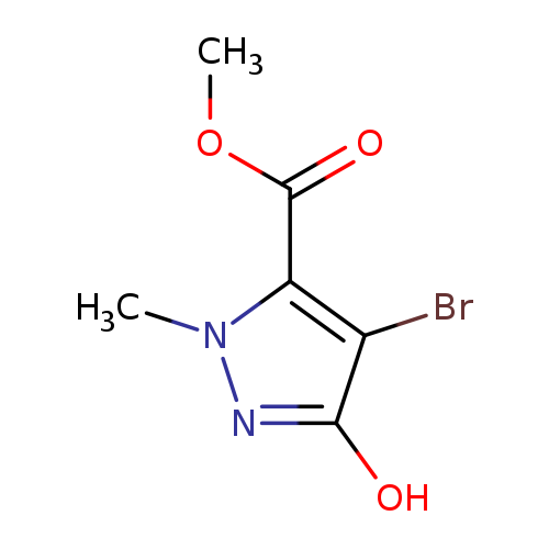 methyl4-bromo-3-hydroxy-1-methyl-1H-pyrazole-5-carboxylate
