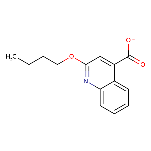 4-Quinolinecarboxylic acid, 2-butoxy-