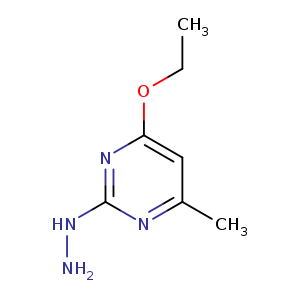 2(1H)-Pyrimidinone, 4-ethoxy-6-methyl-, hydrazone