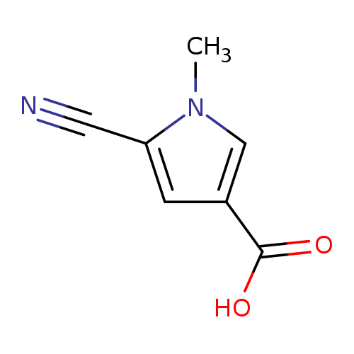 5-cyano-1-methyl-1H-pyrrole-3-carboxylic acid