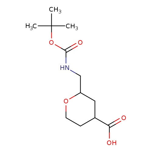 2-({[(tert-butoxy)carbonyl]amino}methyl)oxane-4-carboxylic acid