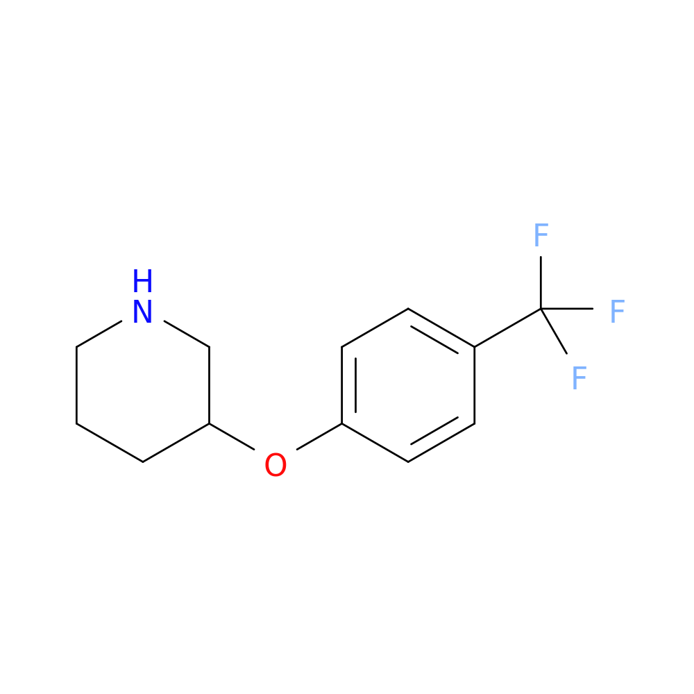 3-(4-(Trifluoromethyl)phenoxy)piperidine