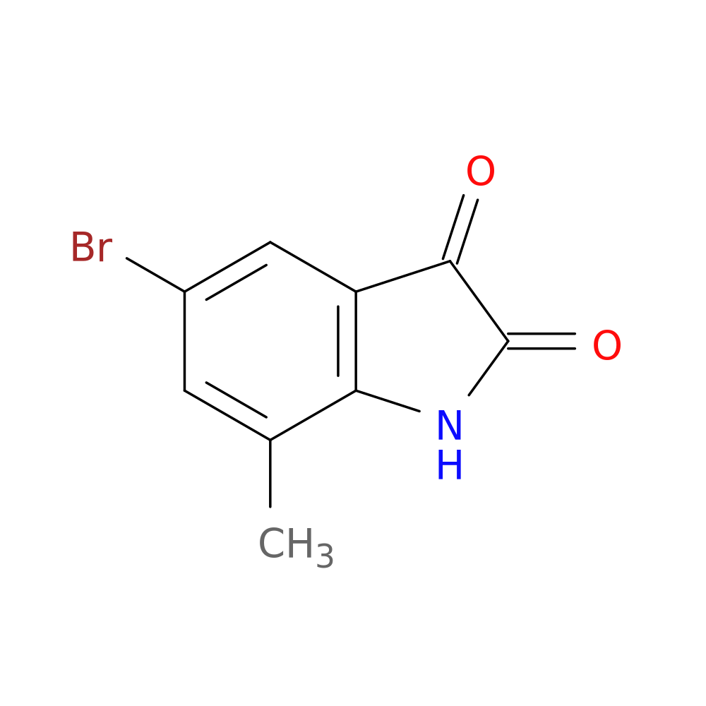 5-Bromo-7-methylindoline-2,3-dione