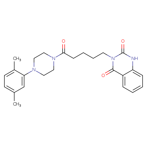 3-{5-[4-(2,5-dimethylphenyl)piperazin-1-yl]-5-oxopentyl}-1,2,3,4-tetrahydroquinazoline-2,4-dione