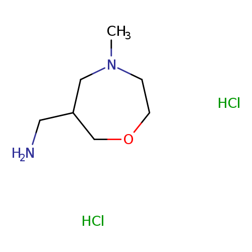 [(4-methyl-1,4-oxazepan-6-yl)methyl]amine dihydrochloride