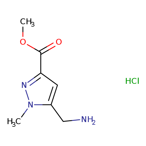 methyl5-(aminomethyl)-1-methyl-1H-pyrazole-3-carboxylatehydrochloride