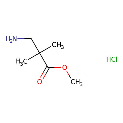 Propanoic acid, 3-amino-2,2-dimethyl-, methyl ester, hydrochloride (1:1)