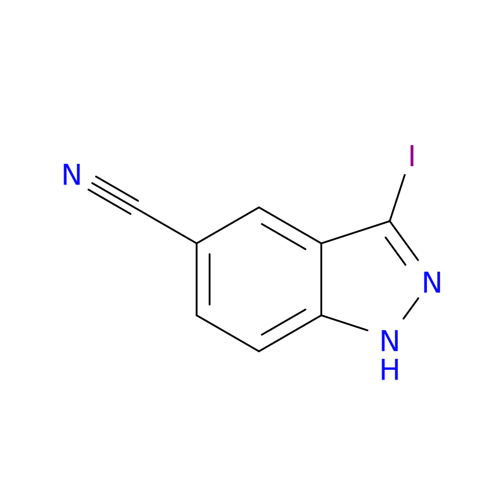 3-Iodo-1H-indazole-5-carbonitrile