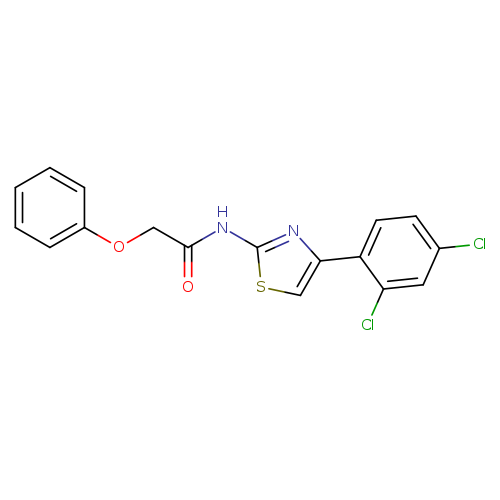 N-[4-(2,4-dichlorophenyl)-1,3-thiazol-2-yl]-2-phenoxyacetamide