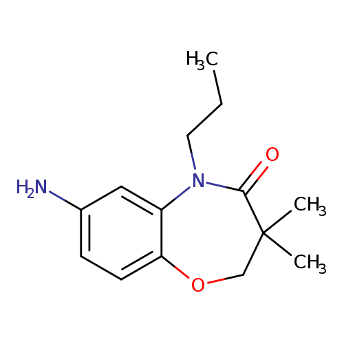 7-Amino-3,3-dimethyl-5-propyl-2,3-dihydro-1,5-benzoxazepin-4(5H)-one