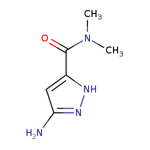 3-amino-N,N-dimethyl-1H-pyrazole-5-carboxamide