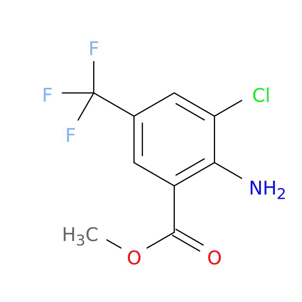 Benzoic acid, 2-amino-3-chloro-5-(trifluoromethyl)-, methyl ester