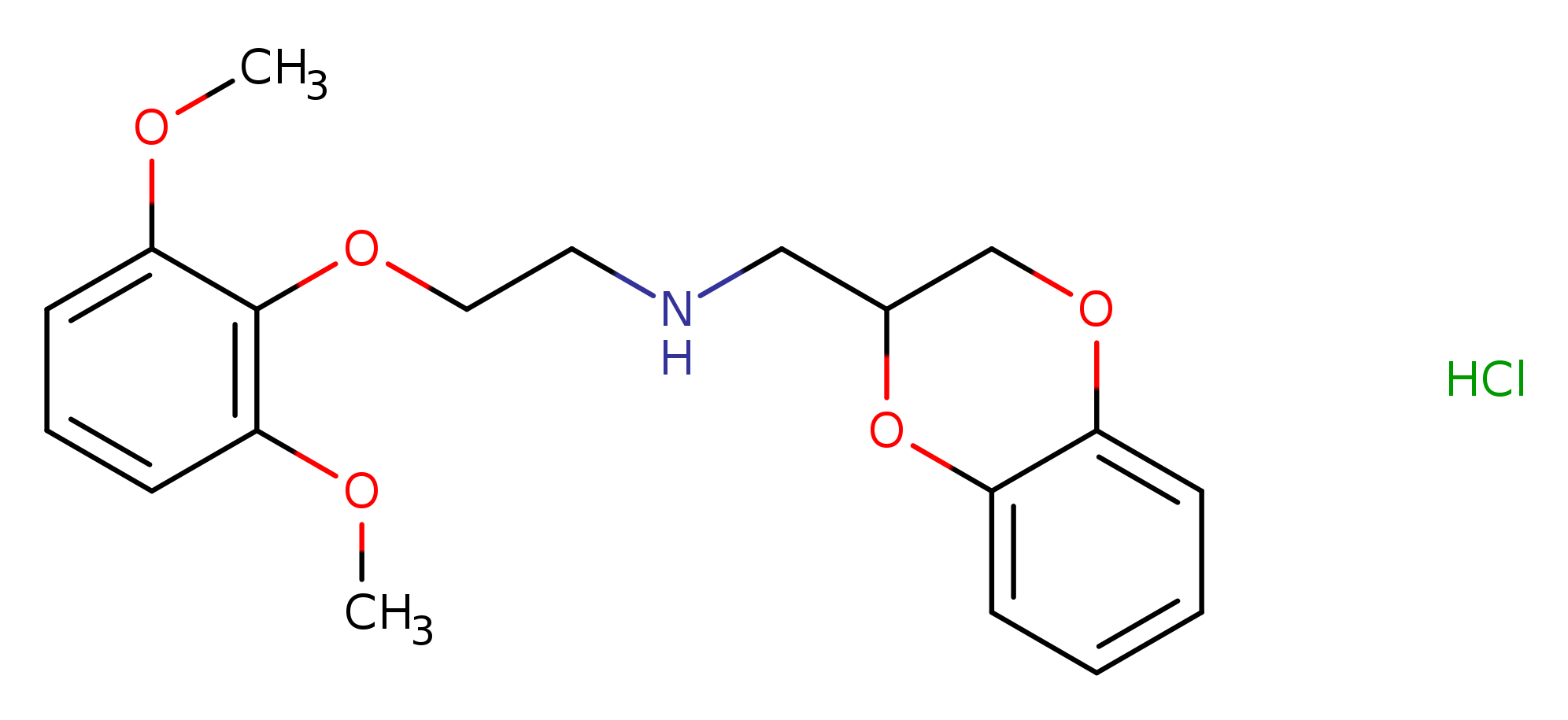 2((2,6-DIMETHOXYPHENOXY-ETHYL)*AMINOMETHYL)-1,4-BENZ
