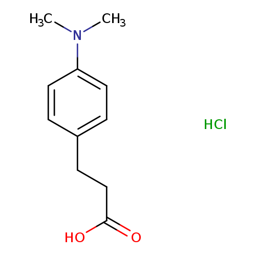 Benzenepropanoic acid, 4-(dimethylamino)-, hydrochloride (1:1)