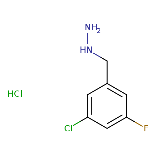 [(3-CHLORO-5-FLUOROPHENYL)METHYL]HYDRAZINE HYDROCHLORIDE