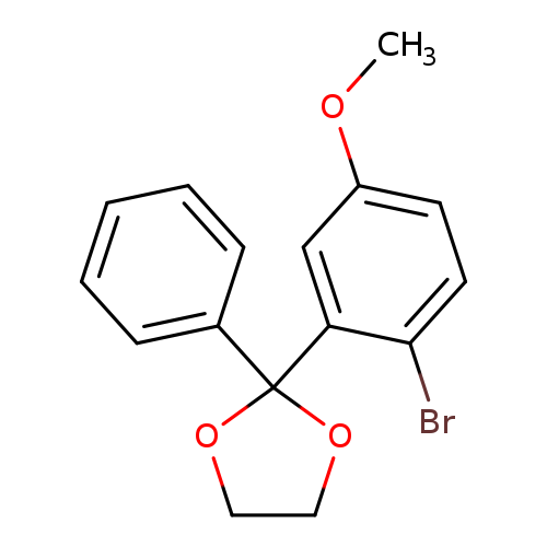2-Bromo-5-methoxybenzophenone ethylene ketal