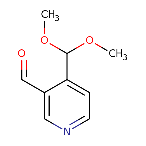 4-(dimethoxymethyl)pyridine-3-carbaldehyde