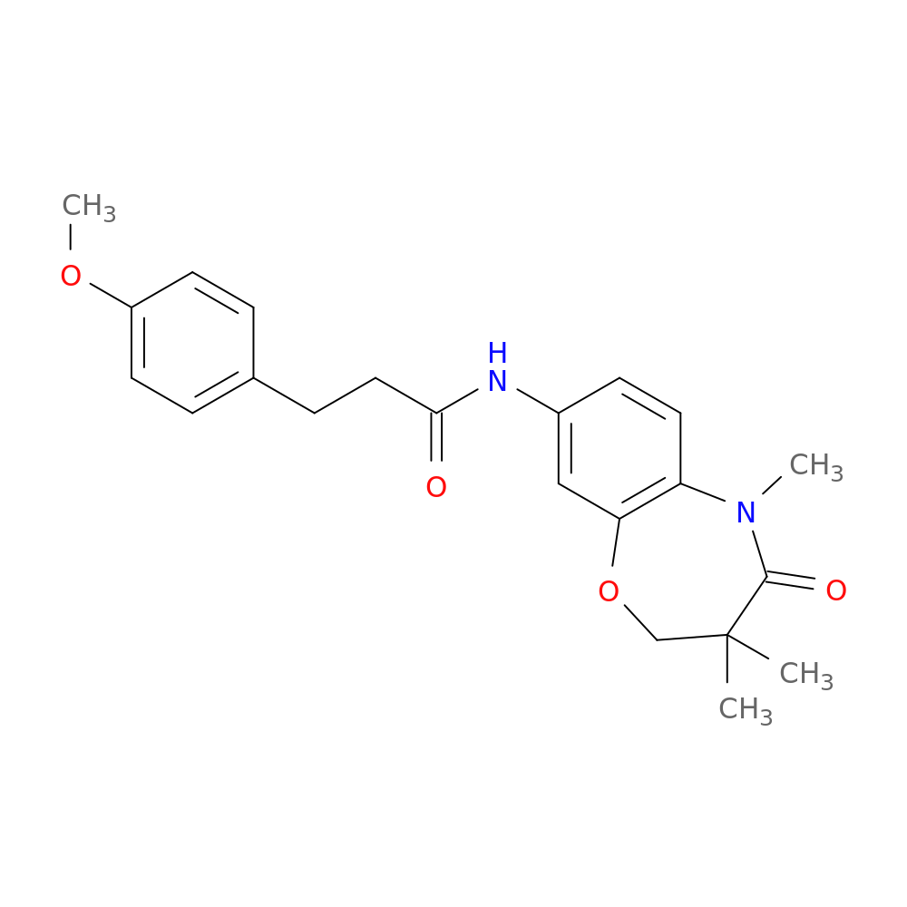 3-(4-methoxyphenyl)-N-(3,3,5-trimethyl-4-oxo-2,3,4,5-tetrahydro-1,5-benzoxazepin-8-yl)propanamide