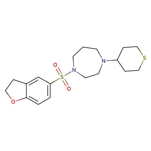 1-(2,3-dihydro-1-benzofuran-5-sulfonyl)-4-(thian-4-yl)-1,4-diazepane
