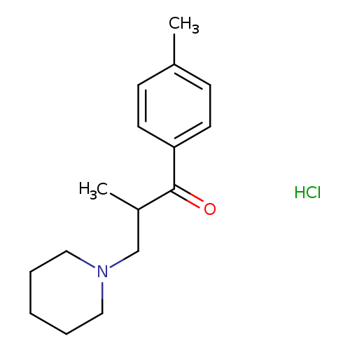 1-​Piperidino-​2-​methyl-​3-​(4-​methylphenyl)​propan-​3-​one hydrochloride