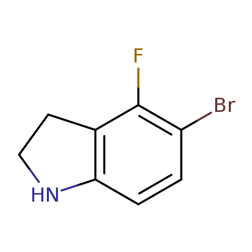 1H-Indole, 5-bromo-4-fluoro-2,3-dihydro-