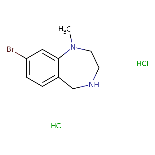 8-bromo-1-methyl-2,3,4,5-tetrahydro-1H-1,4-benzodiazepine dihydrochloride
