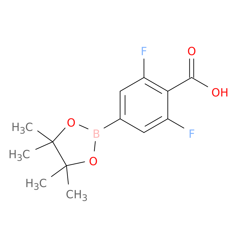 2，6-Difluoro-4-(4，4，5，5-tetramethyl-1，3，2-dioxaborolan-2-yl)benzoic acid