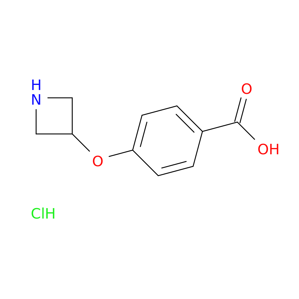 4-(3-Azetidinyloxy)benzoic acid hydrochloride