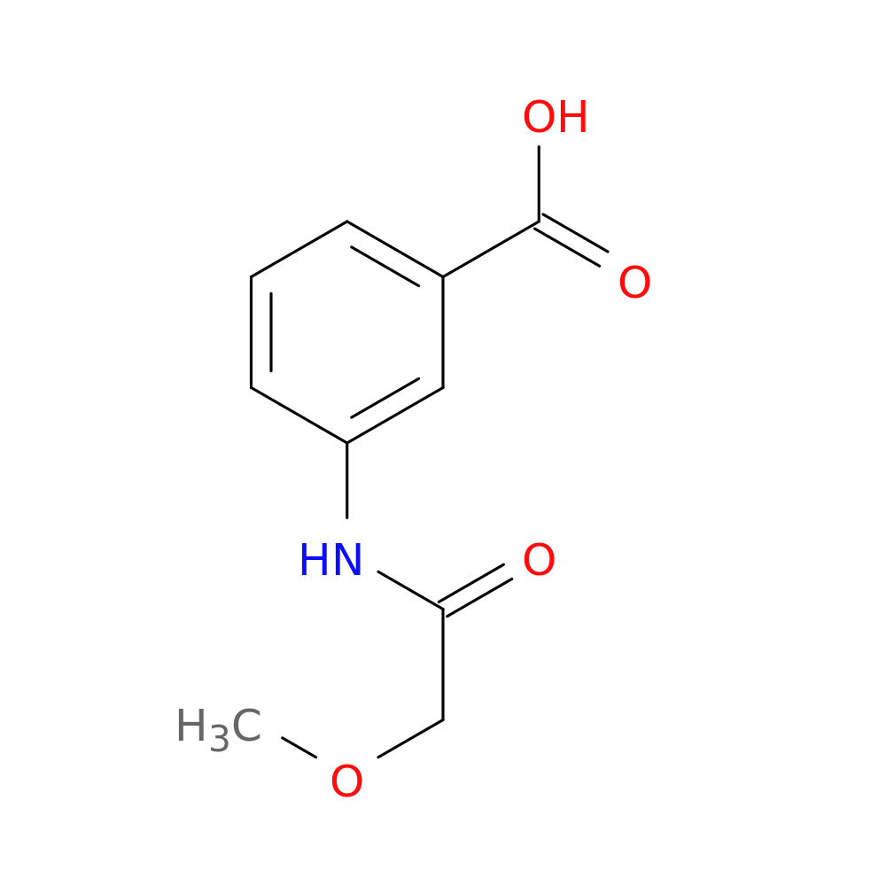 3-[(methoxyacetyl)amino]benzoic acid