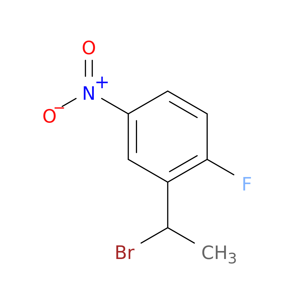 2-(1-bromoethyl)-1-fluoro-4-nitrobenzene