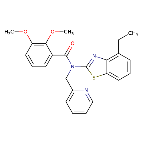 N-(4-ethyl-1,3-benzothiazol-2-yl)-2,3-dimethoxy-N-[(pyridin-2-yl)methyl]benzamide