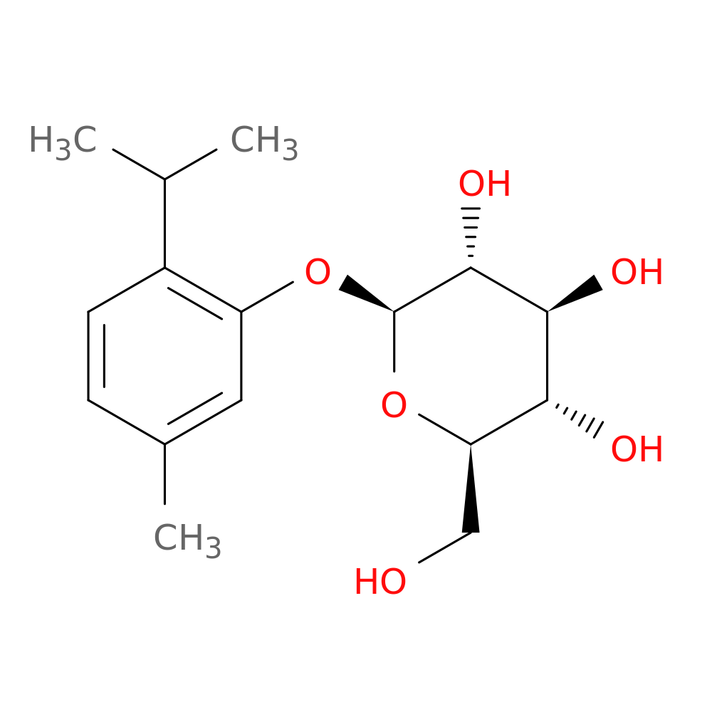 (2R,3S,4S,5R,6S)-2-(Hydroxymethyl)-6-(2-isopropyl-5-methylphenoxy)tetrahydro-2H-pyran-3,4,5-triol