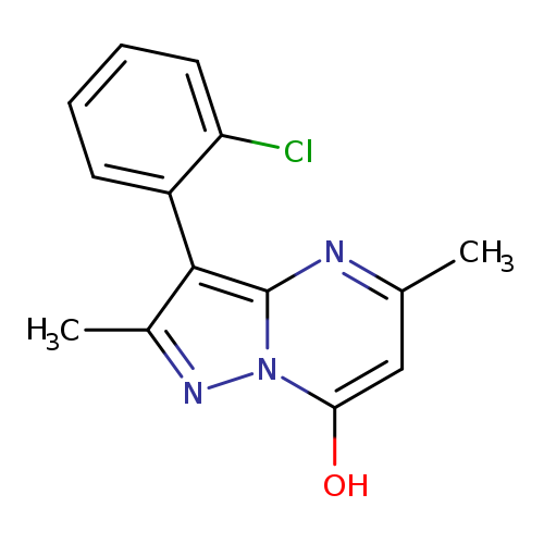 3-(2-Chloro-phenyl)-2,5-dimethyl-pyrazolo[1,5-a]pyrimidin-7-ol