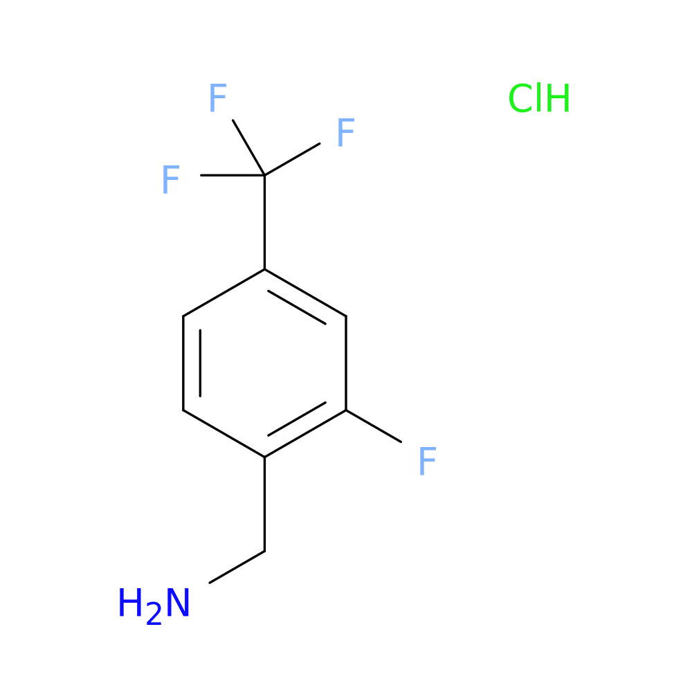 [2-fluoro-4-(trifluoromethyl)phenyl]methanamine hydrochloride