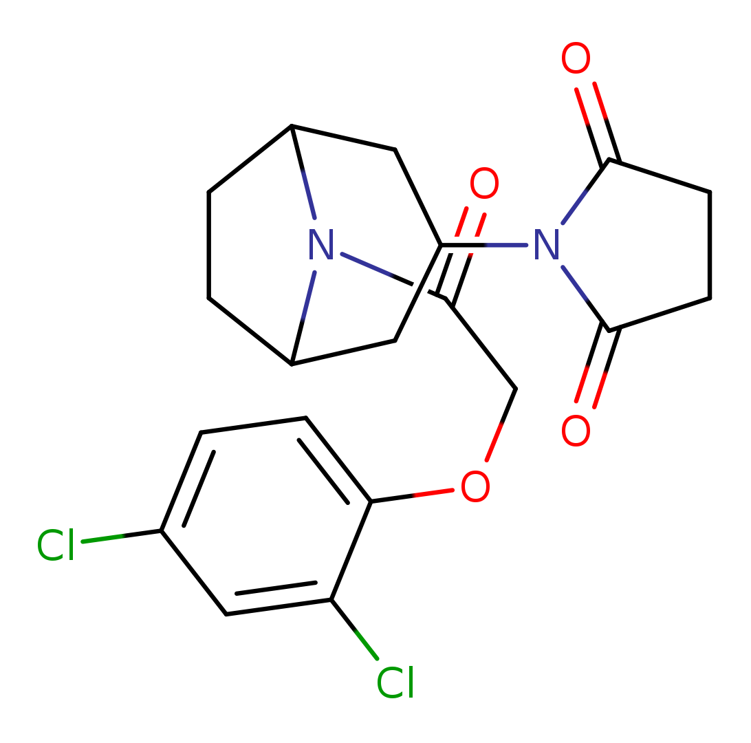 1-{8-[2-(2,4-dichlorophenoxy)acetyl]-8-azabicyclo[3.2.1]octan-3-yl}pyrrolidine-2,5-dione