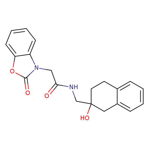 N-[(2-hydroxy-1,2,3,4-tetrahydronaphthalen-2-yl)methyl]-2-(2-oxo-2,3-dihydro-1,3-benzoxazol-3-yl)acetamide