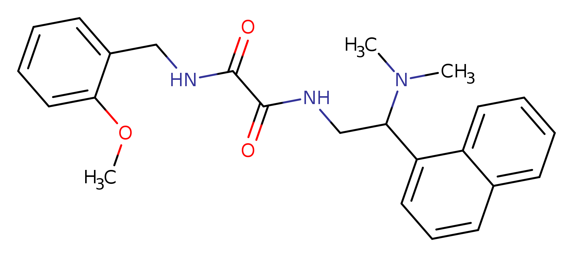 N-[2-(dimethylamino)-2-(naphthalen-1-yl)ethyl]-N'-[(2-methoxyphenyl)methyl]ethanediamide