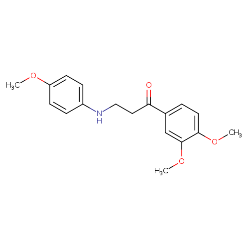 1-(3,4-Dimethoxyphenyl)-3-((4-methoxyphenyl)amino)propan-1-one
