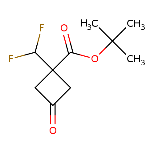 tert-butyl 1-(difluoromethyl)-3-oxocyclobutane-1-carboxylate