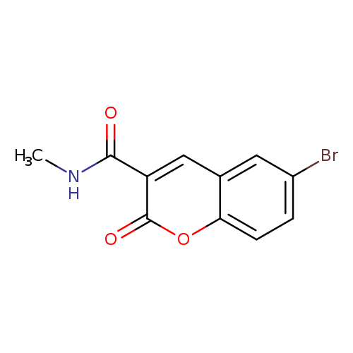 6-bromo-N-methyl-2-oxo-2H-chromene-3-carboxamide