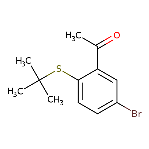 1-[5-bromo-2-(tert-butylsulfanyl)phenyl]ethan-1-one