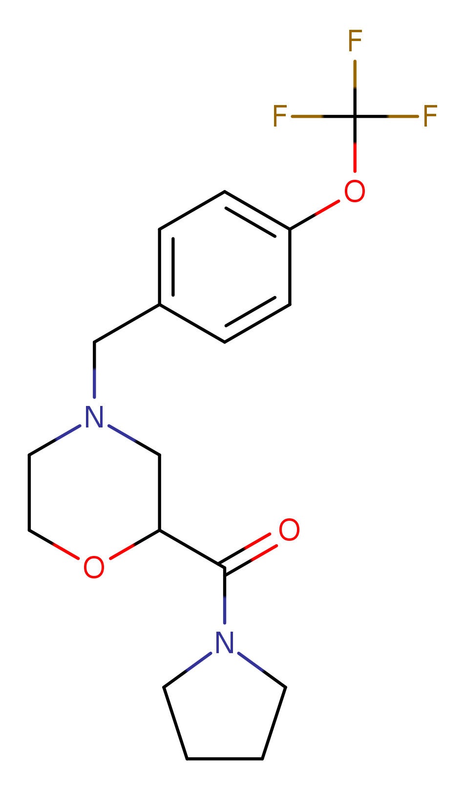 2-(pyrrolidine-1-carbonyl)-4-{[4-(trifluoromethoxy)phenyl]methyl}morpholine