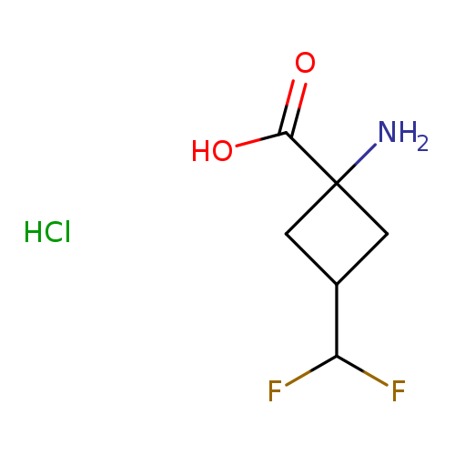 1-amino-3-(difluoromethyl)cyclobutane-1-carboxylic acid hydrochloride
