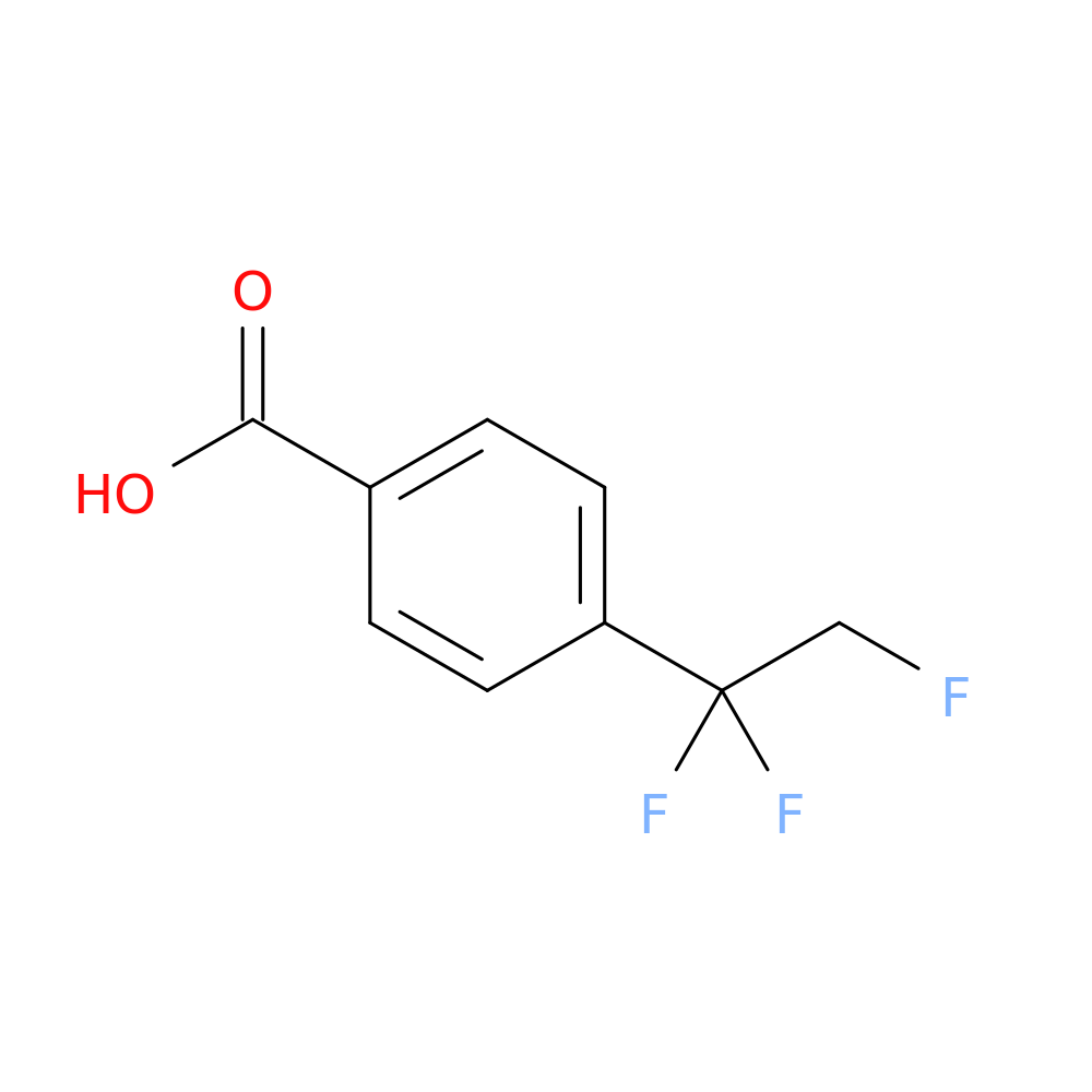 4-(1,1,2-trifluoroethyl)benzoic acid